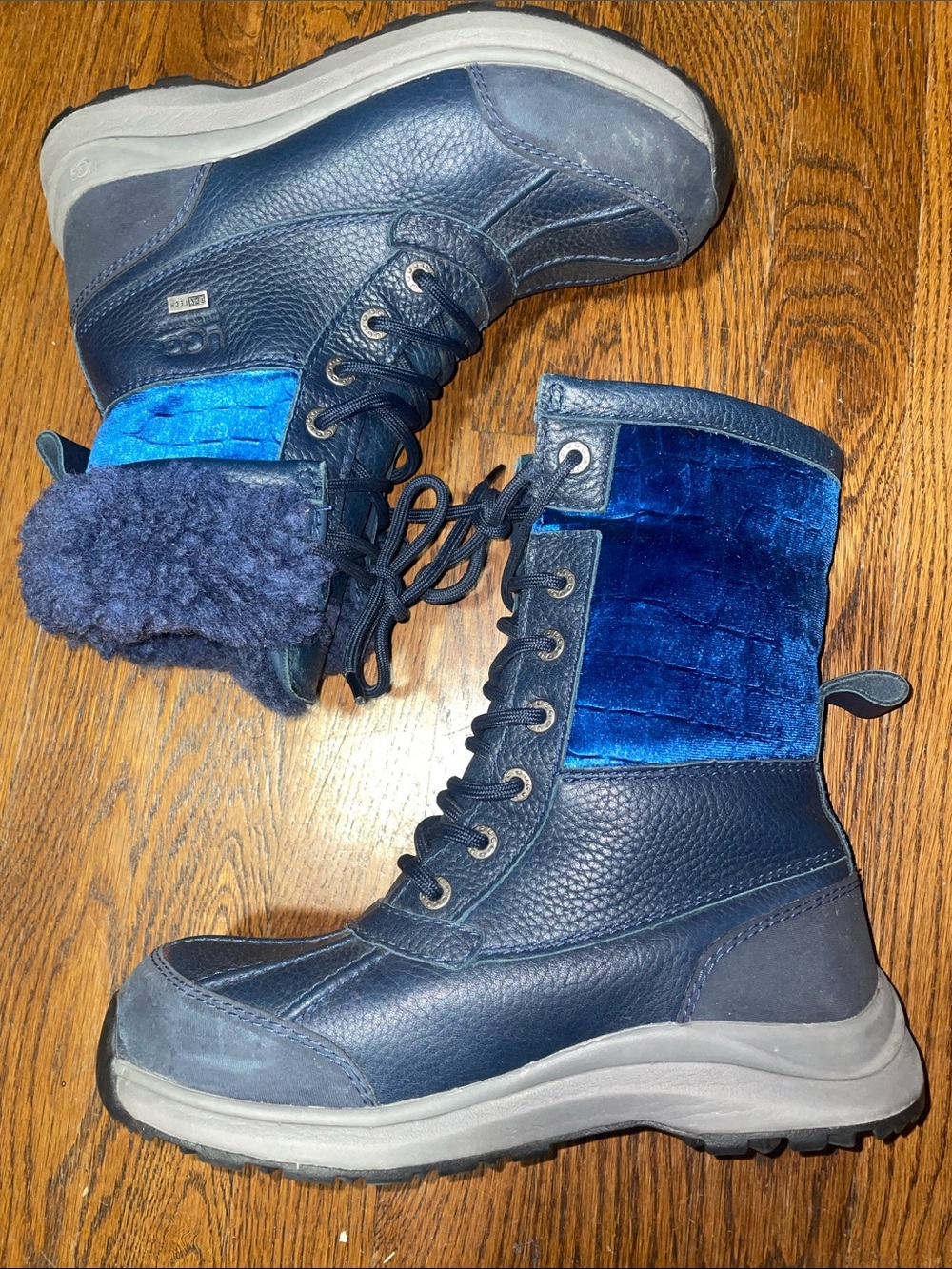 UGG Adirondack III Velvet Croc boots